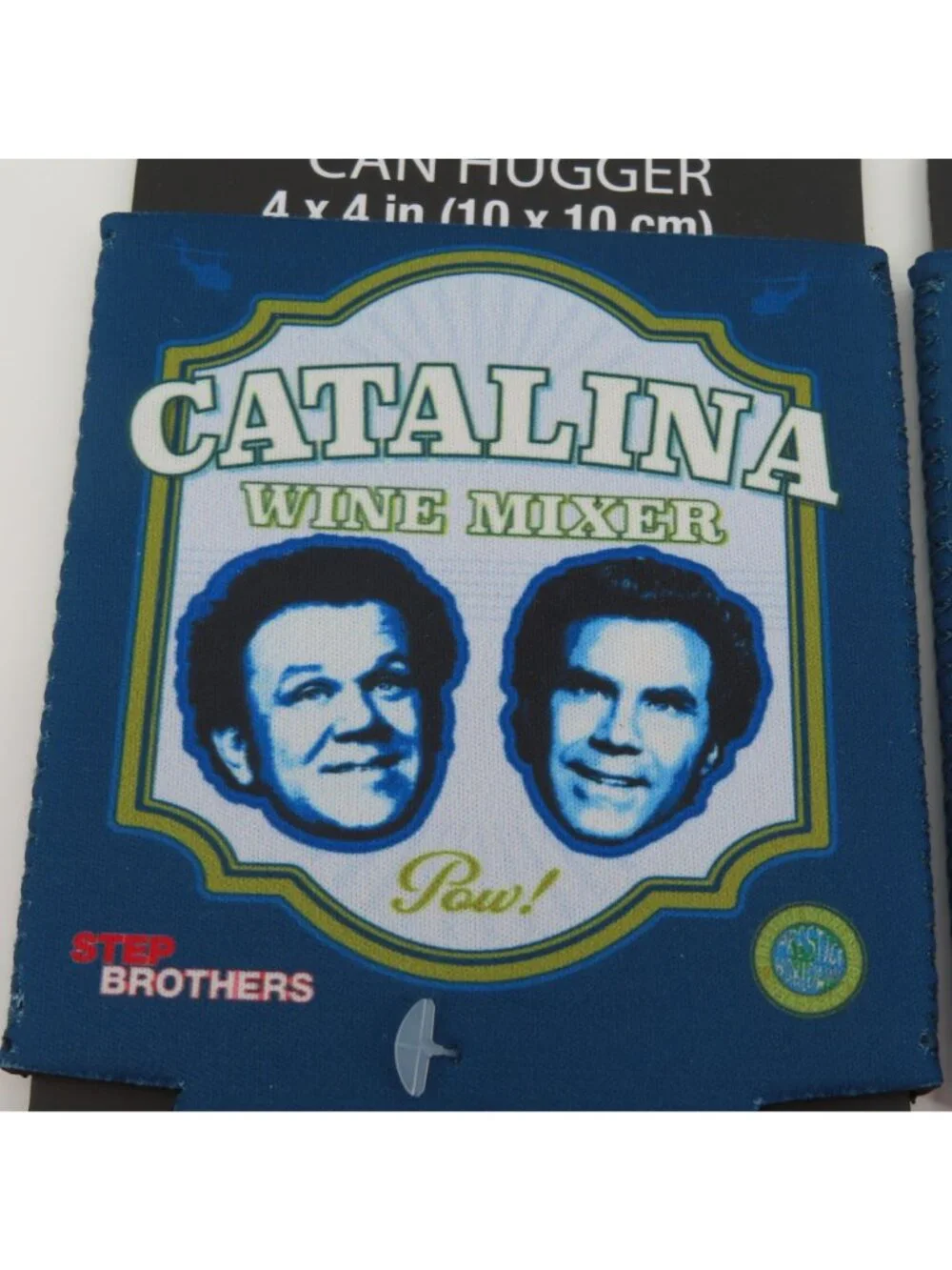 Step Brothers Catalina Wine Mixer 2 Can Huggers Coozie Koozie NEW Silver Buffalo